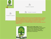 Tablet Screenshot of magictouchtreecare.com